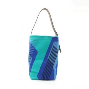 Hermes Etriviere Shoulder MM Bag Dynamon Knit Vash Hunter Blue